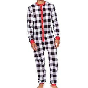 Tipsy Elves Christmas Crew Plaid Onsie